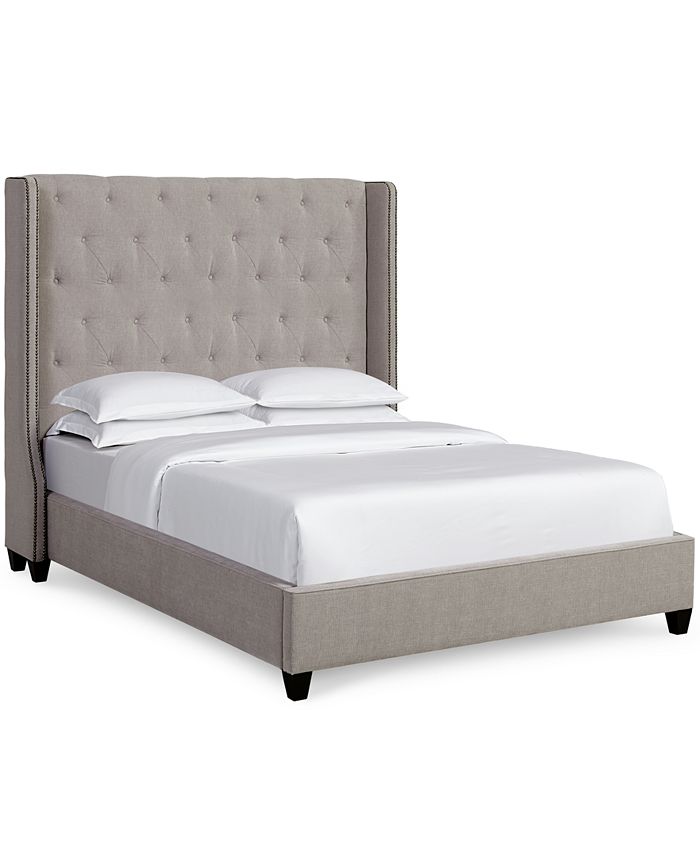 Furniture Rosalind Upholstered King Bed, Macys King Bed