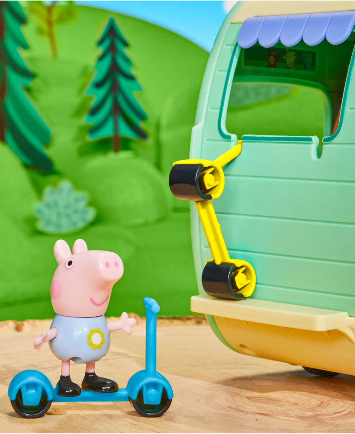 Peppa Pig Peppa's Caravan Playset In No Color