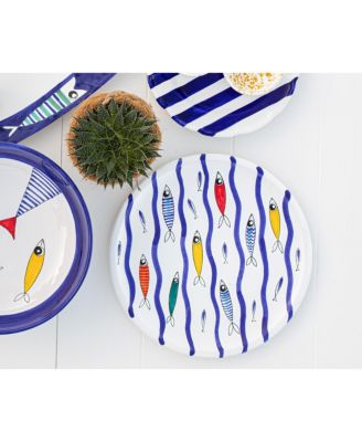 Vietri Pesce Pazzo Collection In Blue