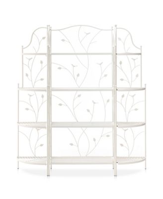 52" H 4-Tiered Rectangular Metal Shelf Plant Stand or Storage Rack