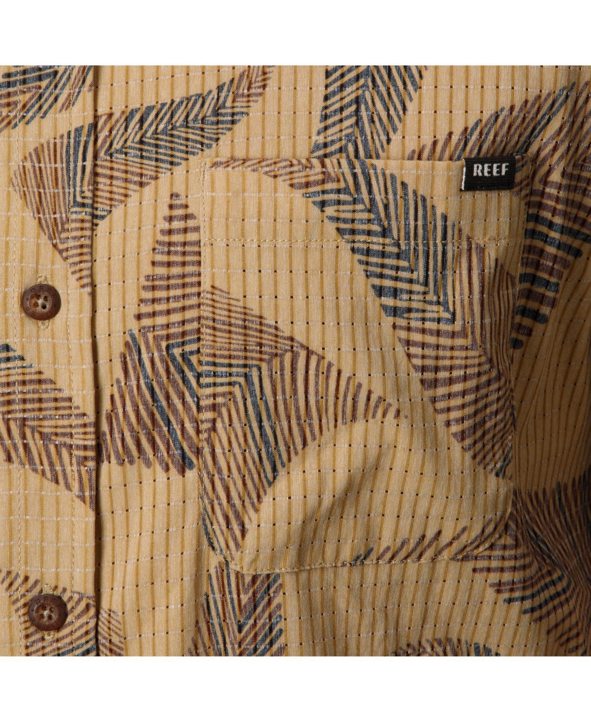 Reef Men's Bersin Short Sleeve Woven Shirt
