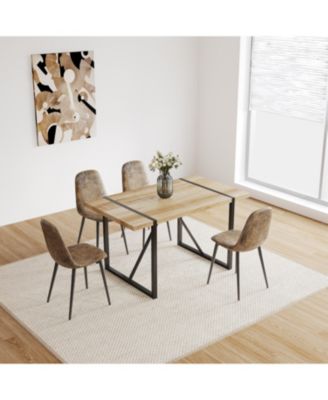 Industrial Wood Dining Table