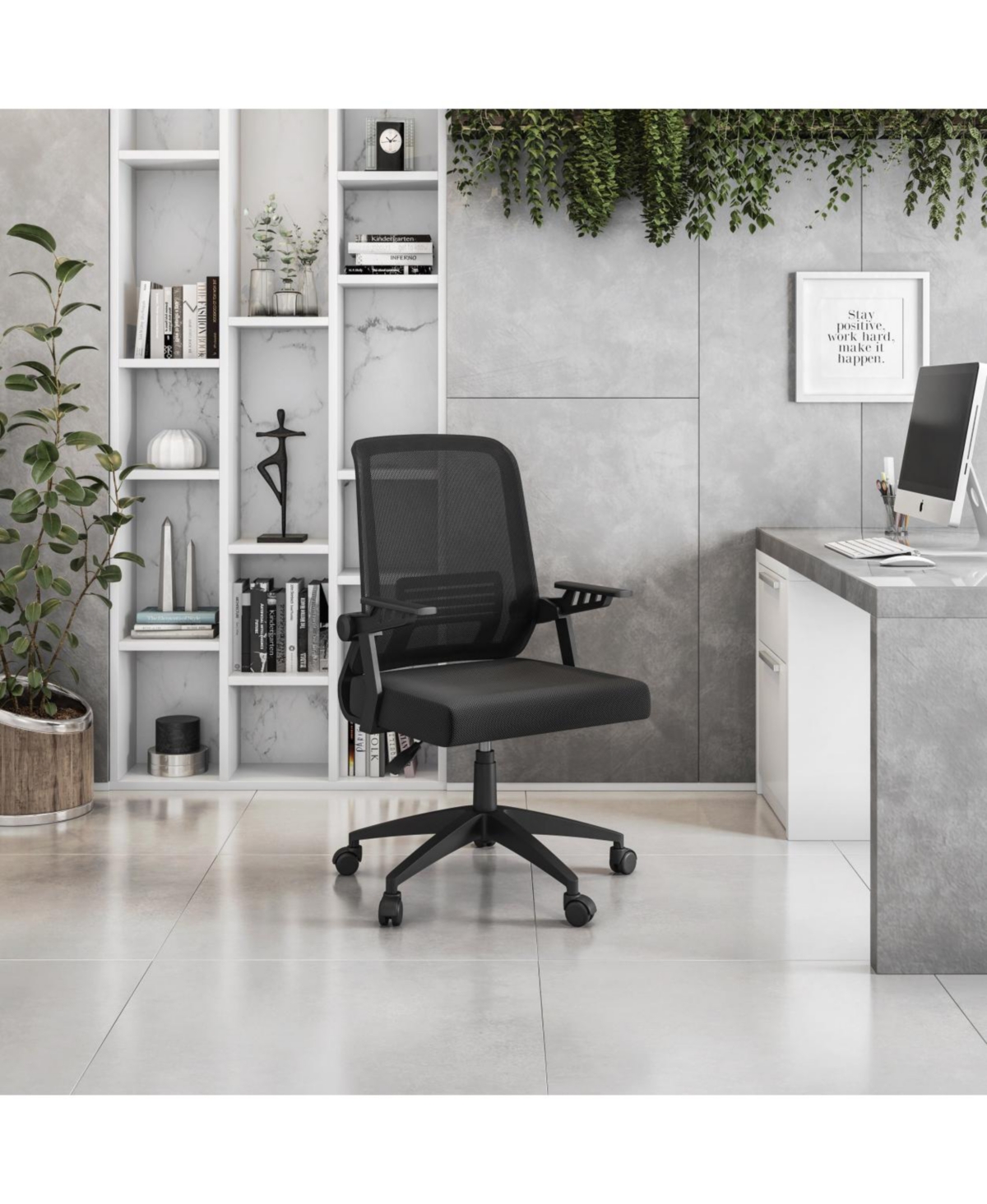 Streamdale Ergonomic Office Mesh Chair, Black