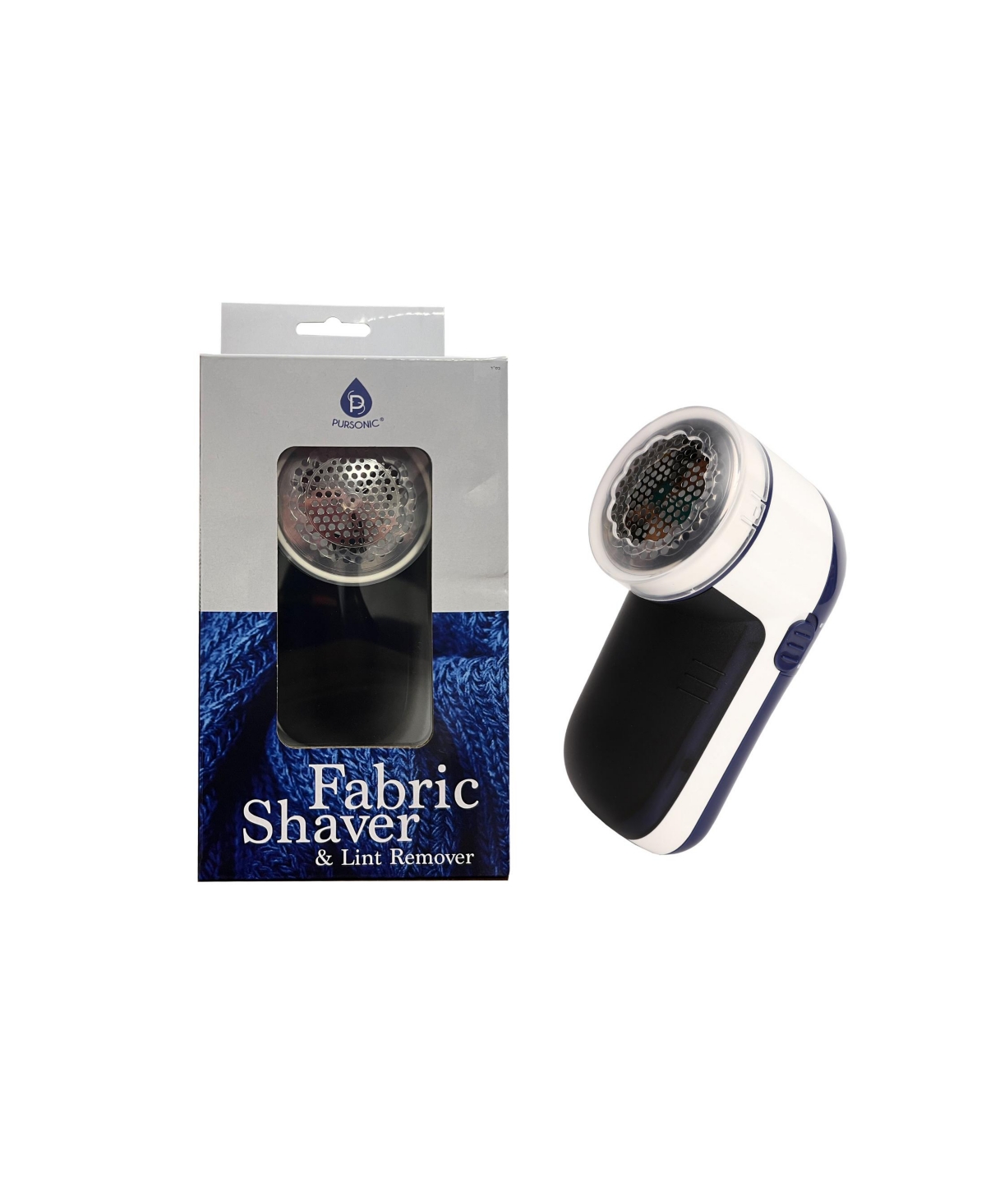 Fabric Shaver & Lint Remover with Cleaning Brush - Black