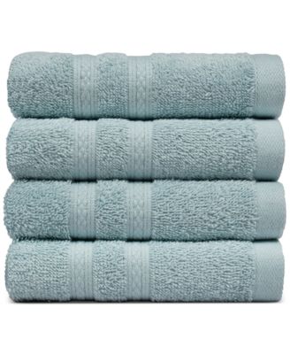 Everyday Home by Trident - Supremely Soft 100% Cotton 4-Piece Hand Towel Set