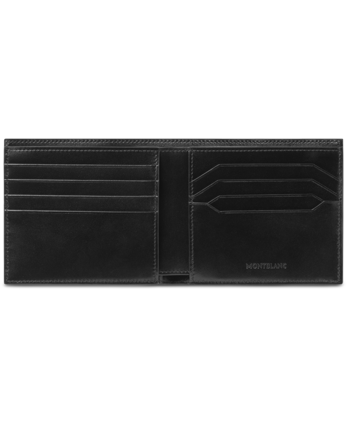 Montblanc Meisterstuck 6cc Leather Wallet In Black