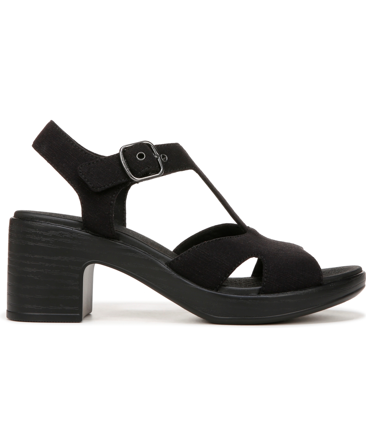 BZEES PREMIUM WOMEN'S EVERLY WASHABLE BLOCK HEEL STRAPPY SANDALS 