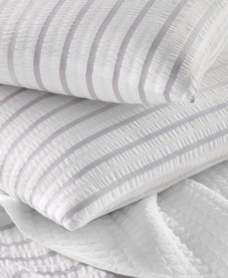 Last Act! Seersucker Ombre Stripe Duvet Cover Set, Twin, Exclusively at Macy’s