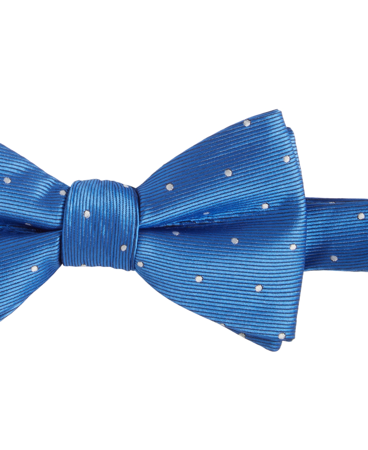 Shop Tayion Collection Men's Royal Blue & White Dot Bow Tie