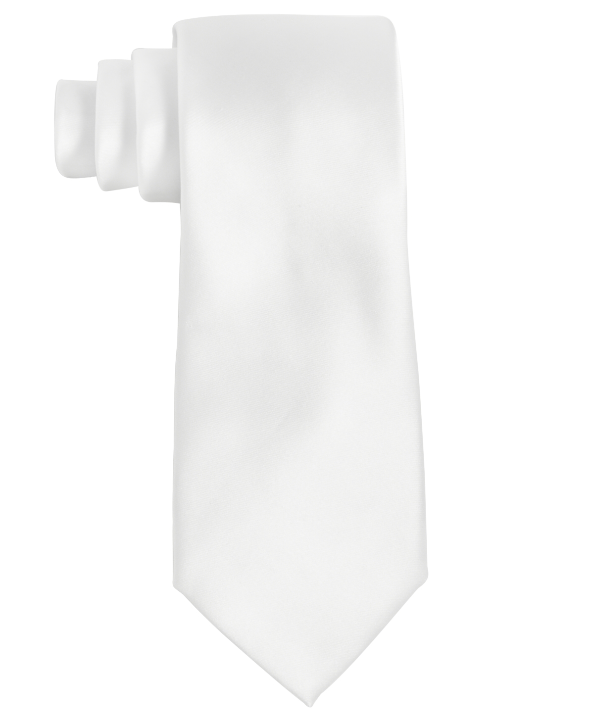 Tayion Collection Men's Royal Blue &Solid Tie - White