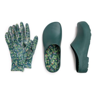 Women's Garden Clog and Glove Set