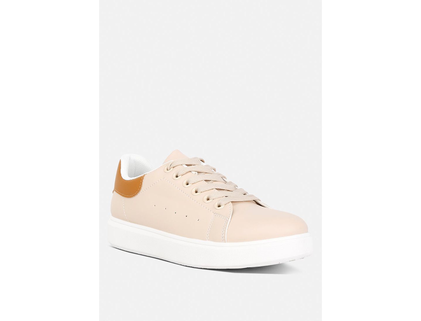Женские кроссовки London Rag Enora Comfortable Lace Up, цвет: Светлый бежевый — фото 1