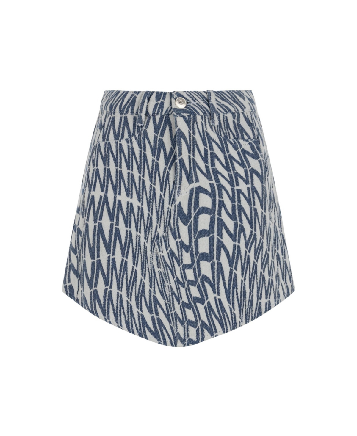 Women's Printed Mini Skirt - Multi-colored