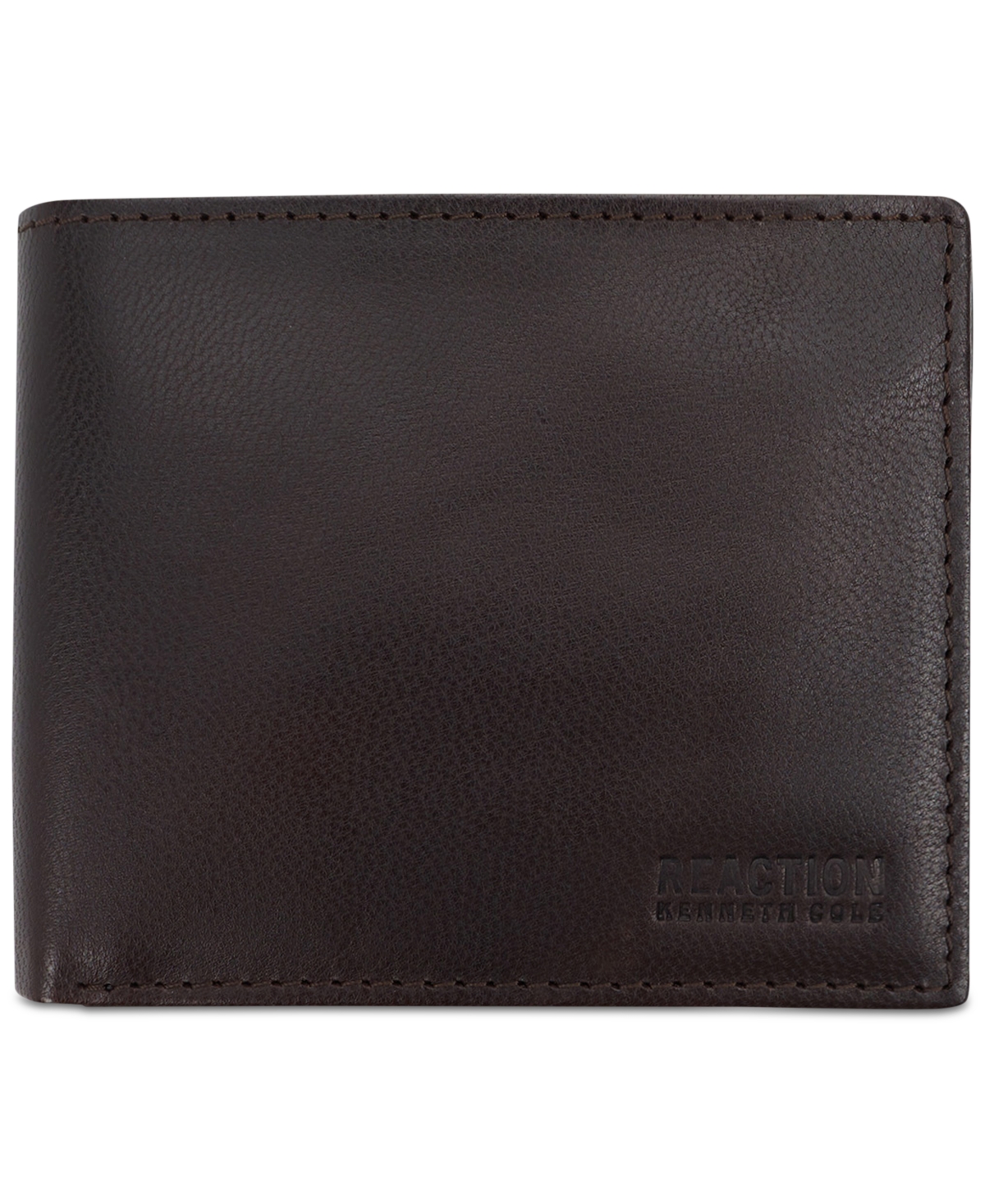 Kenneth Cole Reaction Men's Kurtz Slim-fold Wallet & Card Case In Brown
