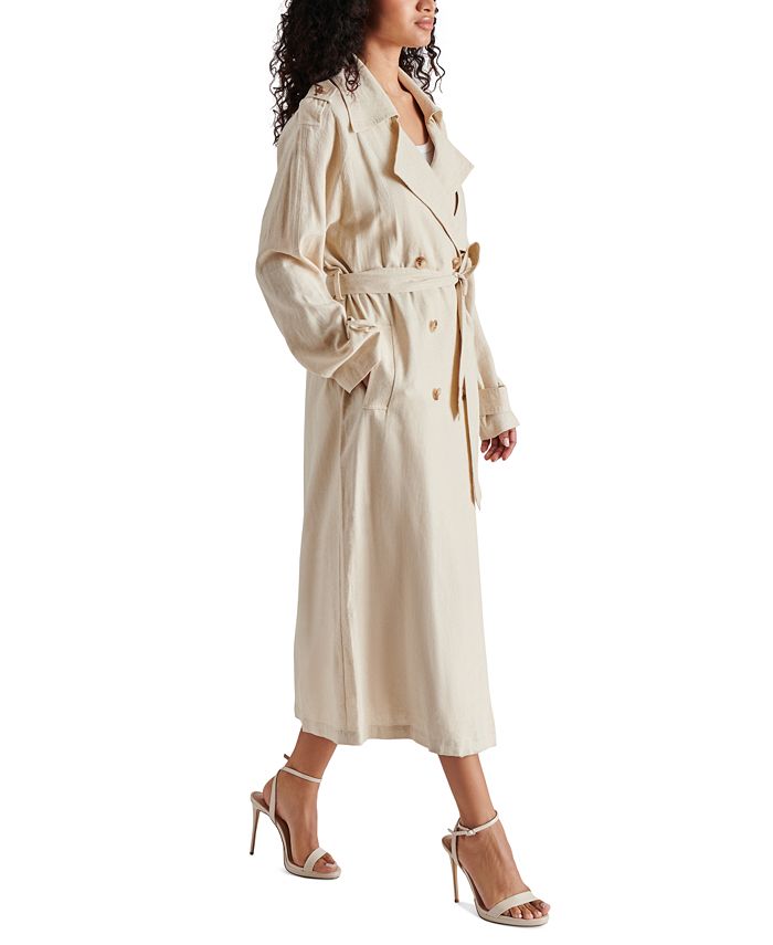 Trench Coat Steve Madden Neuf Avec étiquettes - Couleur Tan, Taille M, Style Intemporel