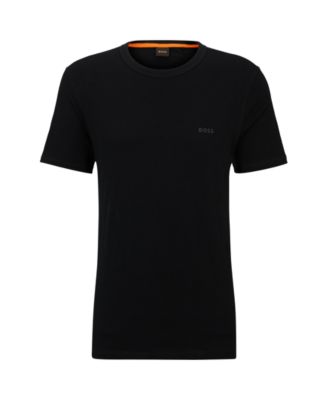 Men's Cotton Slub Logo Detail T-Shirt