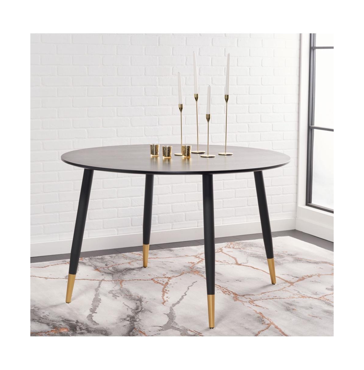 Kamala Round Dining Table -gold