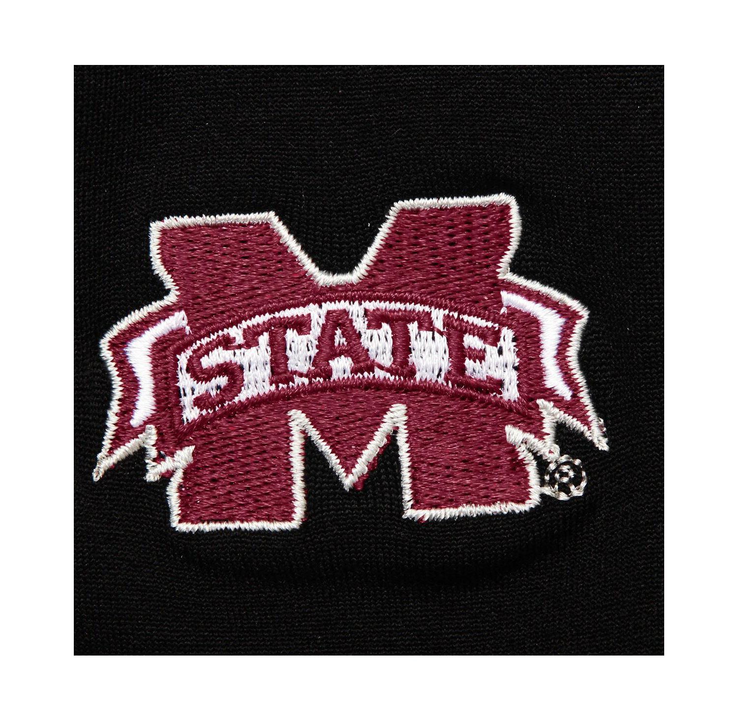 Women's Black Mississippi State Bulldogs Fleece Leggings