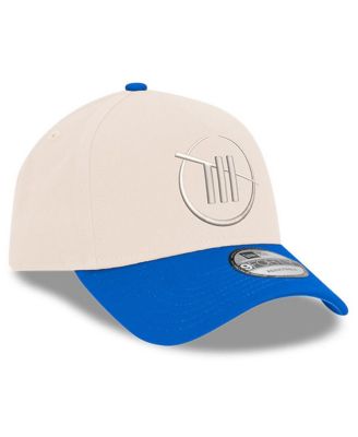 Men's Cream, Blue Trackhouse Racing 9FORTY A-Frame Adjustable Hat