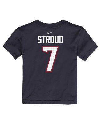 Toddler Boys and Girls C.J. Stroud Navy Houston Texans Player Name and Number T-shirt