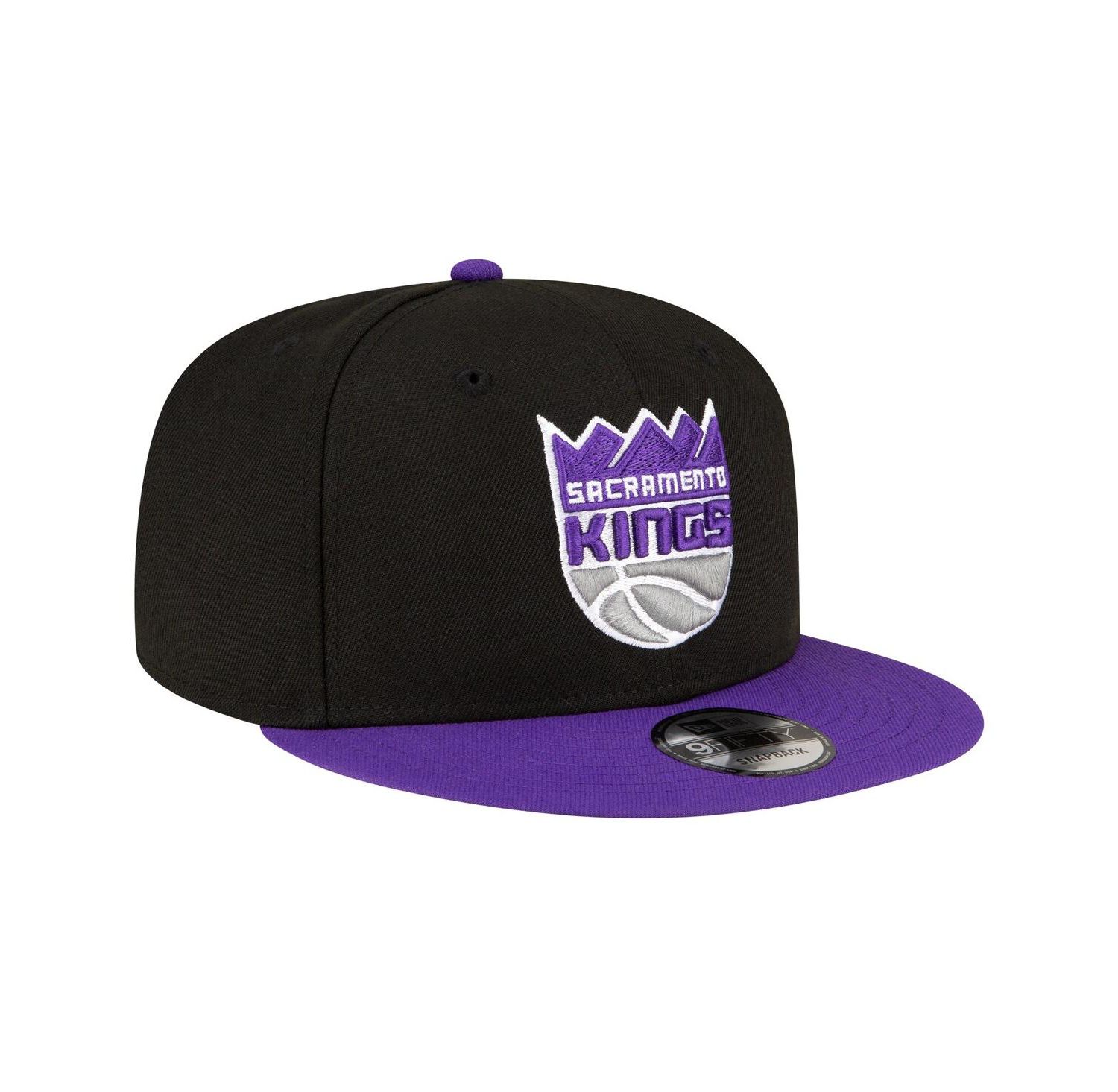 Men's Black, Purple Sacramento Kings Official Team Color 2Tone 9FIFTY Snapback Hat