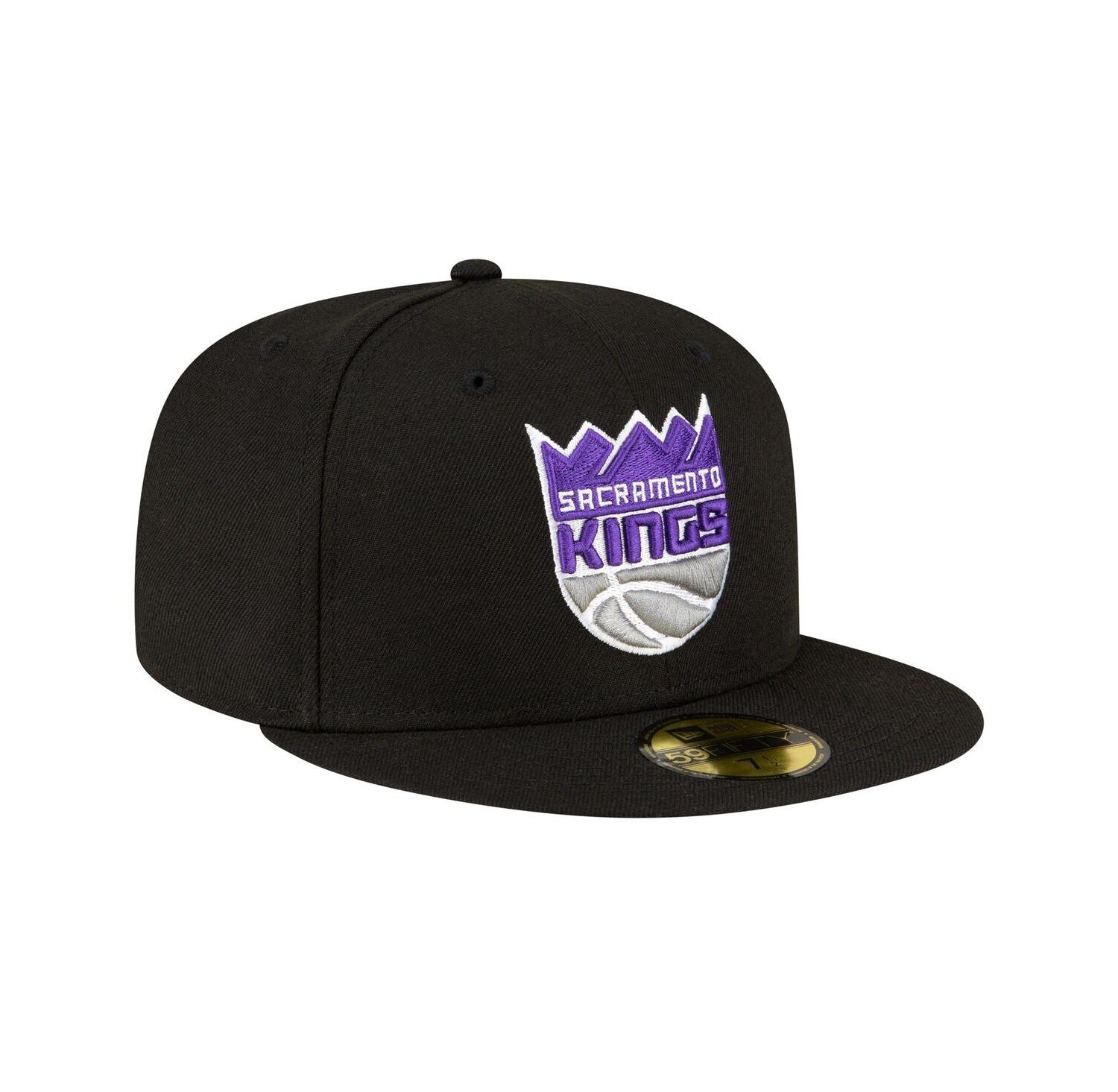 Men's Black Sacramento Kings 59FIFTY Fitted Hat