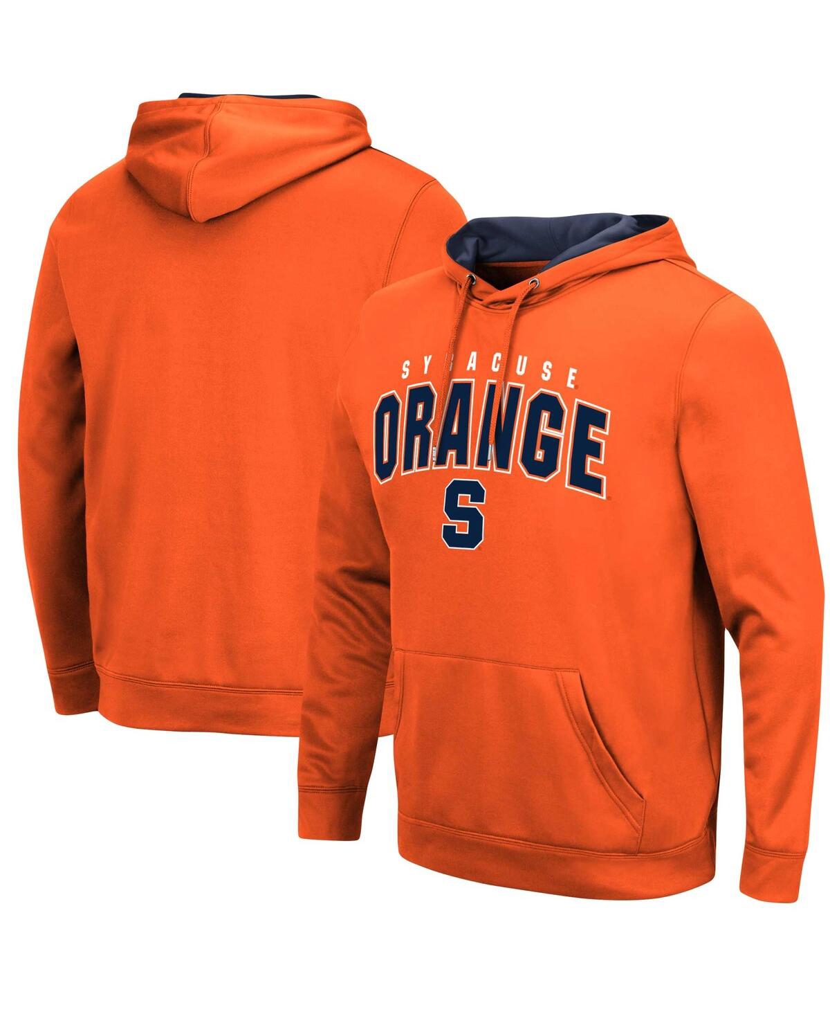 Colosseum Men's Orange Oklahoma State Cowboys Arch Logo 3.0 Pullover Hoodie In Orange
