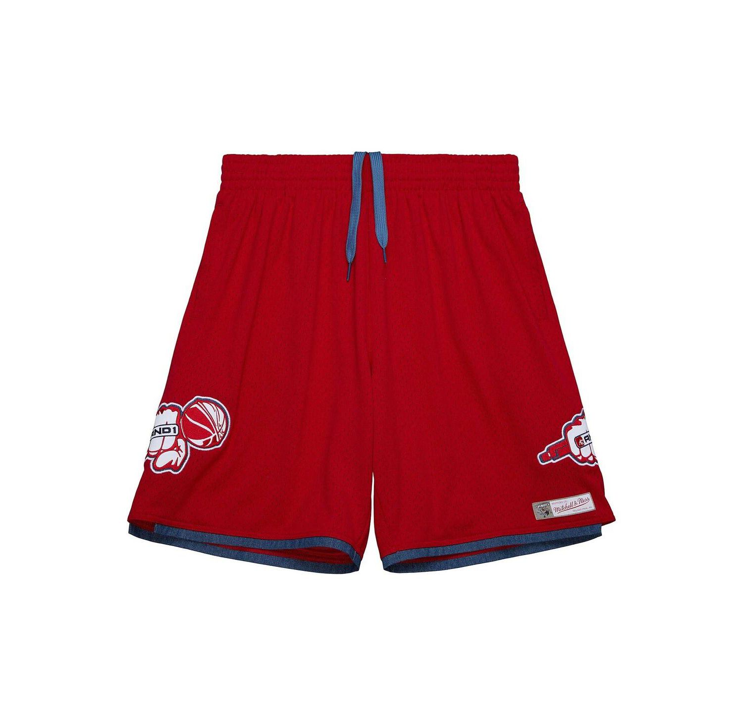 Men's Red AND1 Mixtape Mesh Shorts