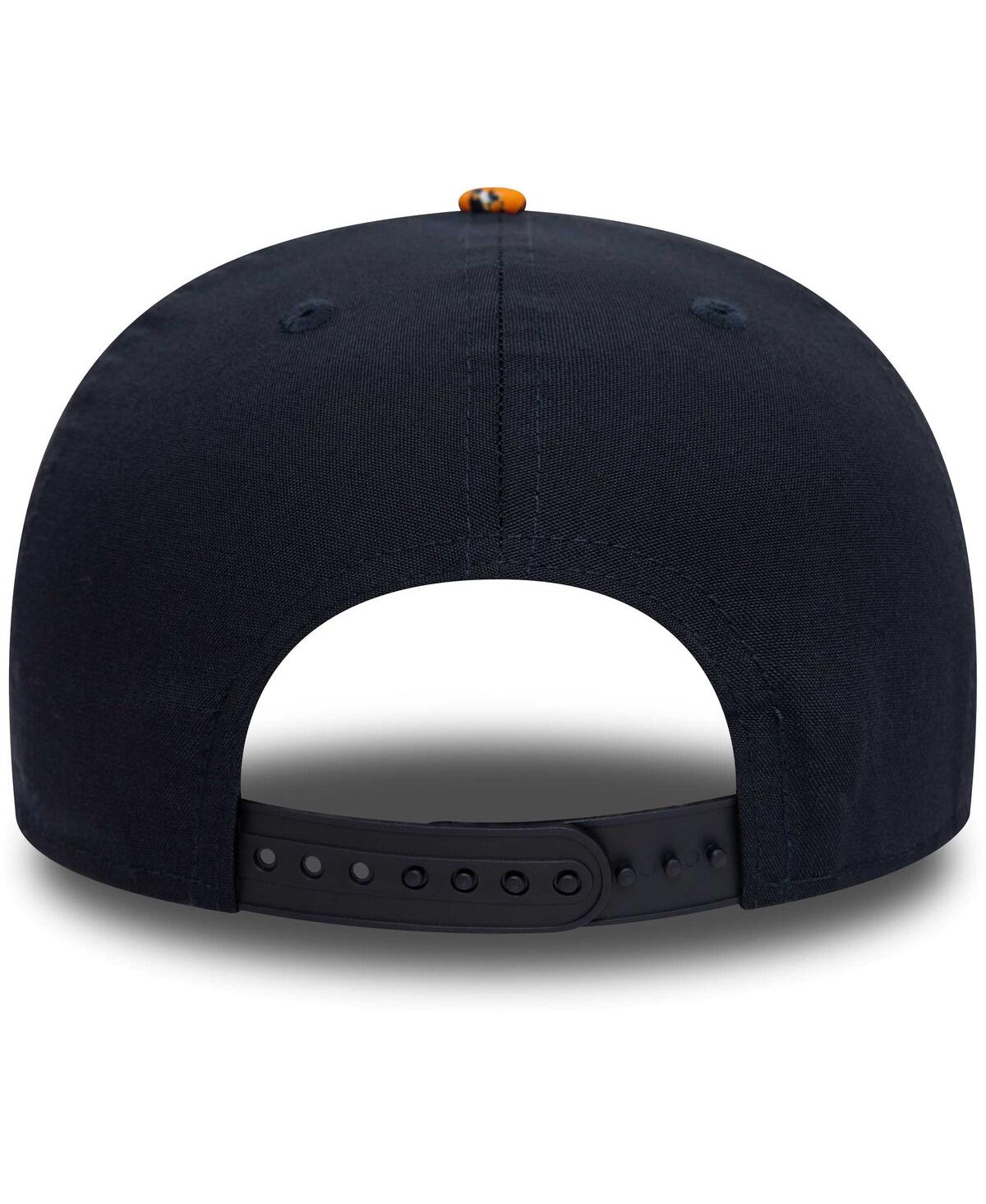 Shop New Era Men's  Navy Red Bull Racing Allover Print 9fifty Adjustable Hat