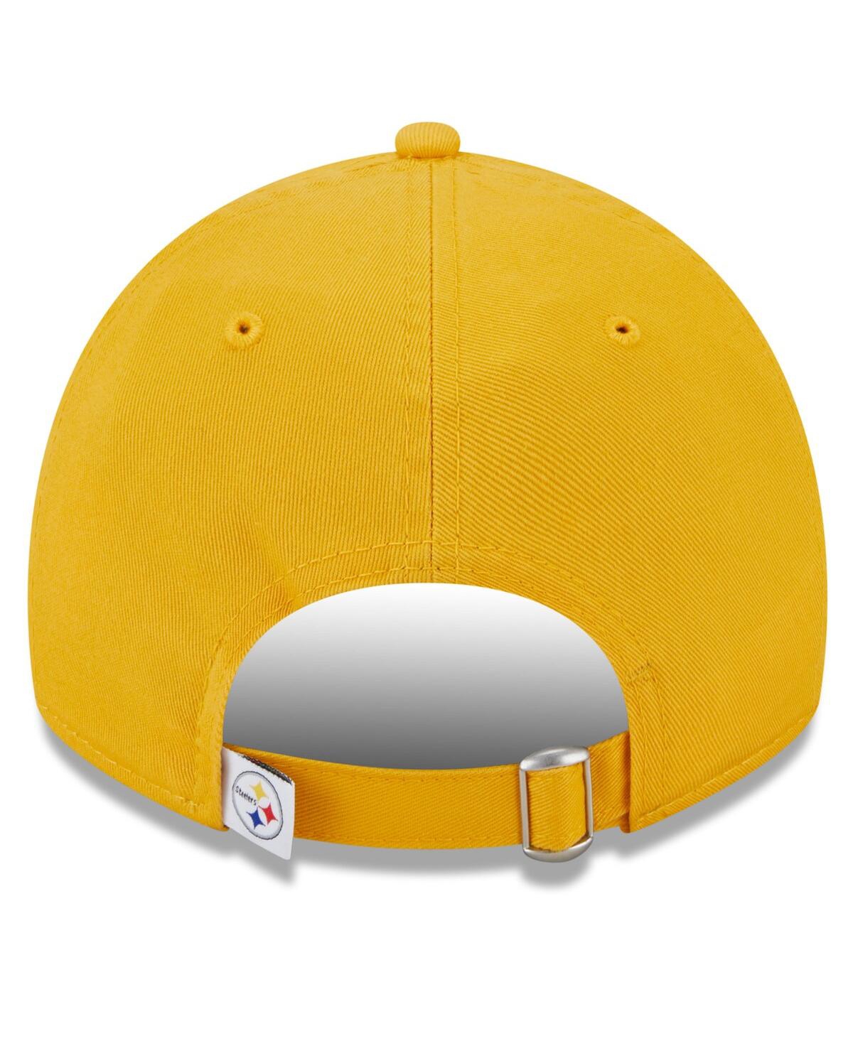 Shop New Era Women's  Gold Pittsburgh Steelers Main Core Classic 2.0 9twenty Adjustable Hat