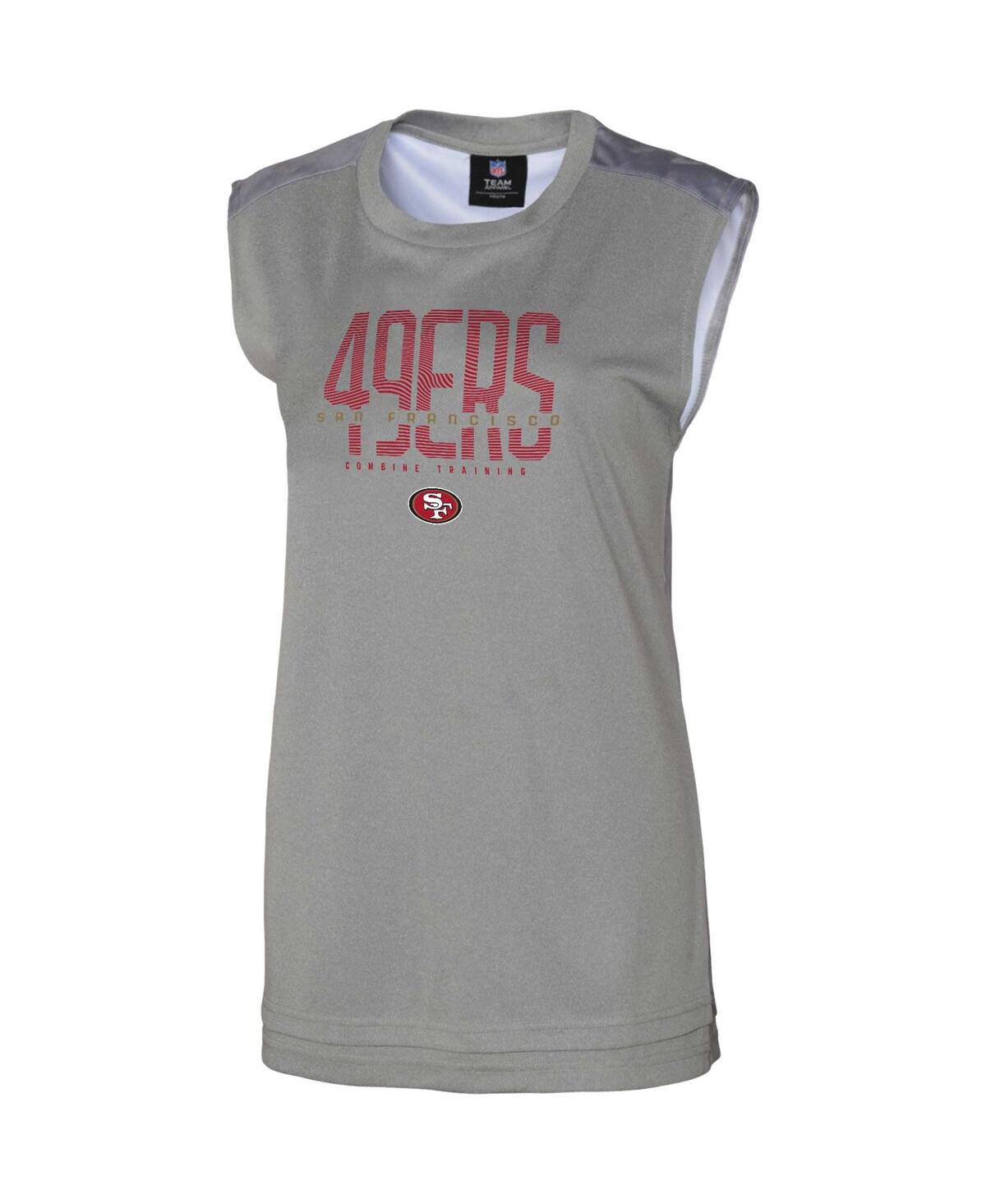 Shop Outerstuff Women's Gray San Francisco 49ers No Sweat Tank Top