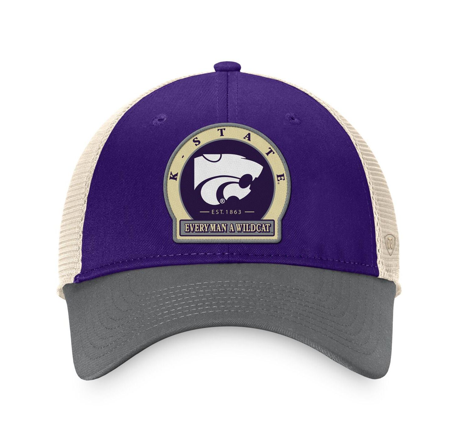 Men's Purple Kansas State Wildcats Refined Trucker Adjustable Hat