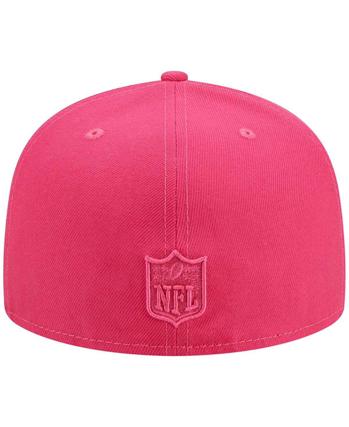 Shop New Era Men's  Pink Los Angeles Rams Color Pack 59fifty Fitted Hat