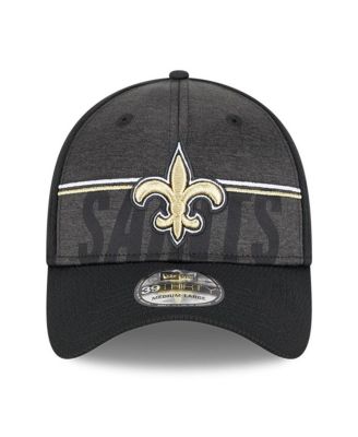 Men's Black New Orleans Saints 2023 NFL Training Camp 39THIRTY Flex Fit Hat