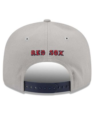 Men's Gray, Navy Boston Red Sox Band 9FIFTY Snapback Hat