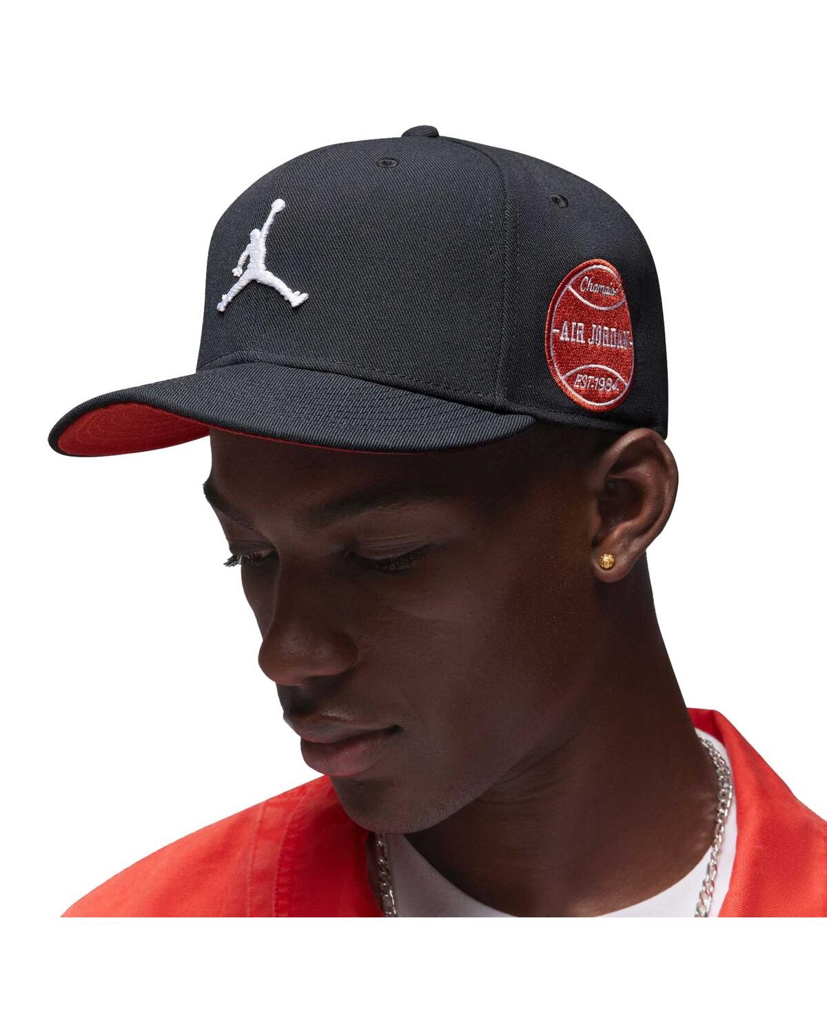 Men's Jordan Black Mvp Pro Snapback Hat - Black
