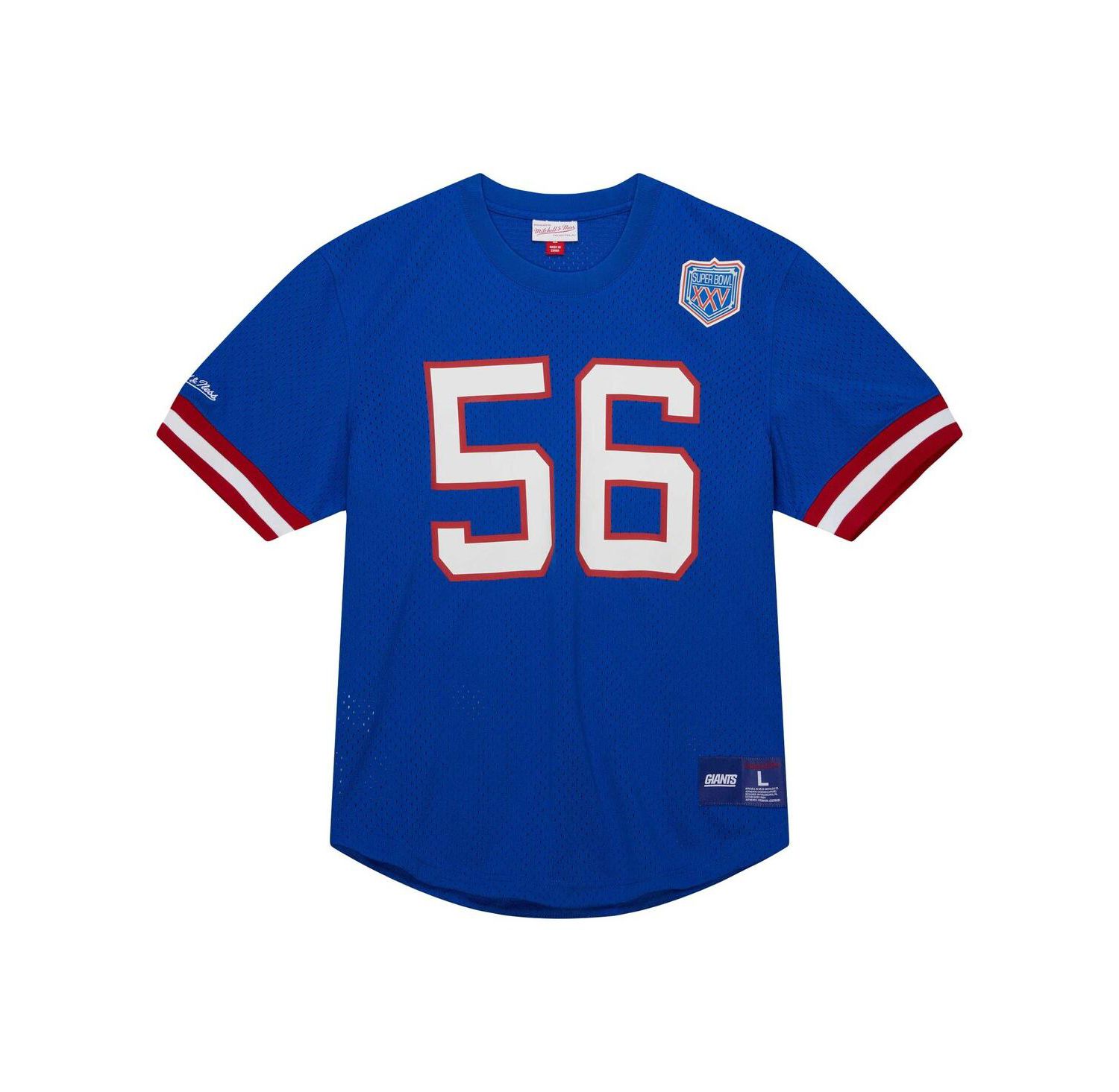 Men's Lawrence Taylor Royal New York Giants Retired Player Name and Number Mesh Top