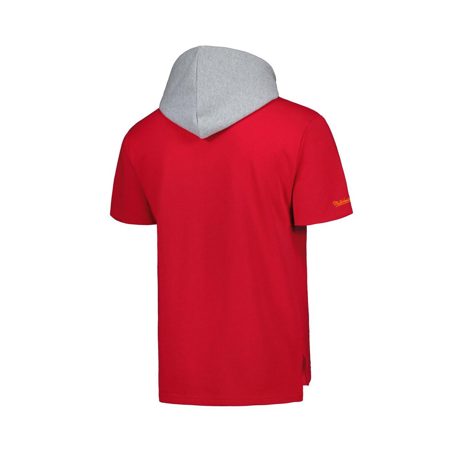 Men's Red Tampa Bay Buccaneers Postgame Short Sleeve Hoodie
