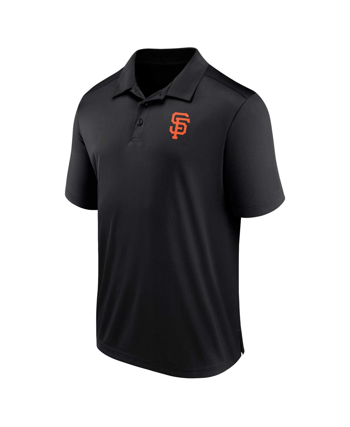 Shop Fanatics Men's  Black San Francisco Giants Logo Polo Shirt