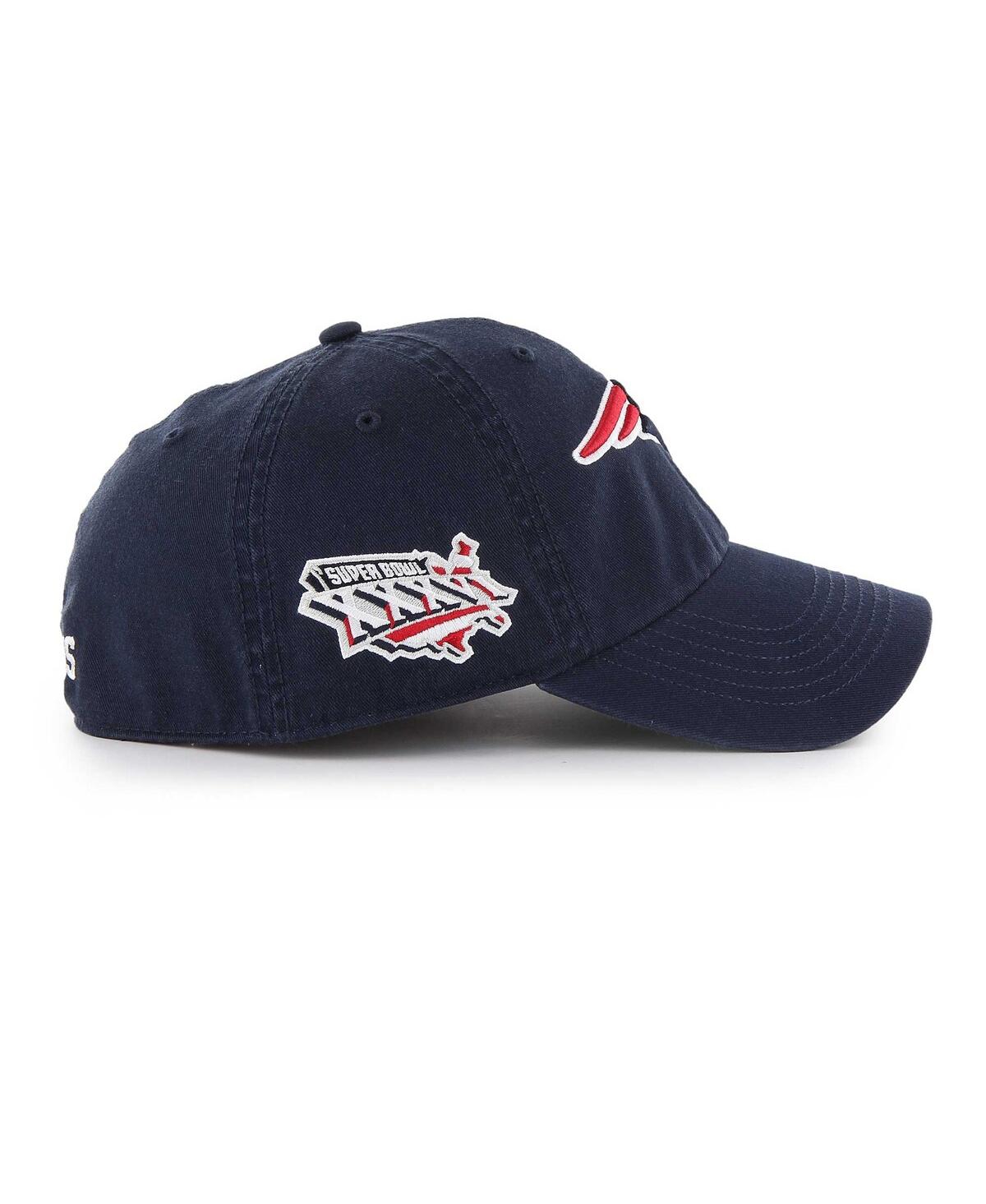 Men's '47 BrandNew England Patriots Sure Shot Franchise Fitted Hat - Navy