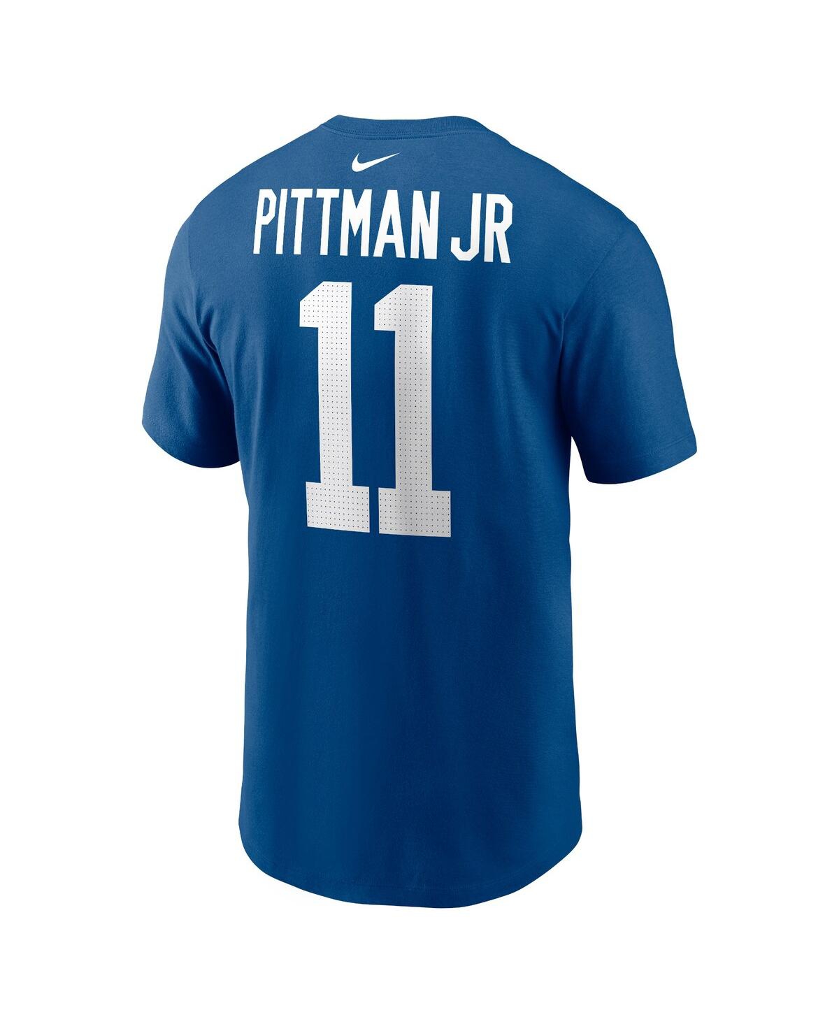 Men's Nike Michael Pittman Jr.Indianapolis Colts Player Name and Number T-shirt - Royal