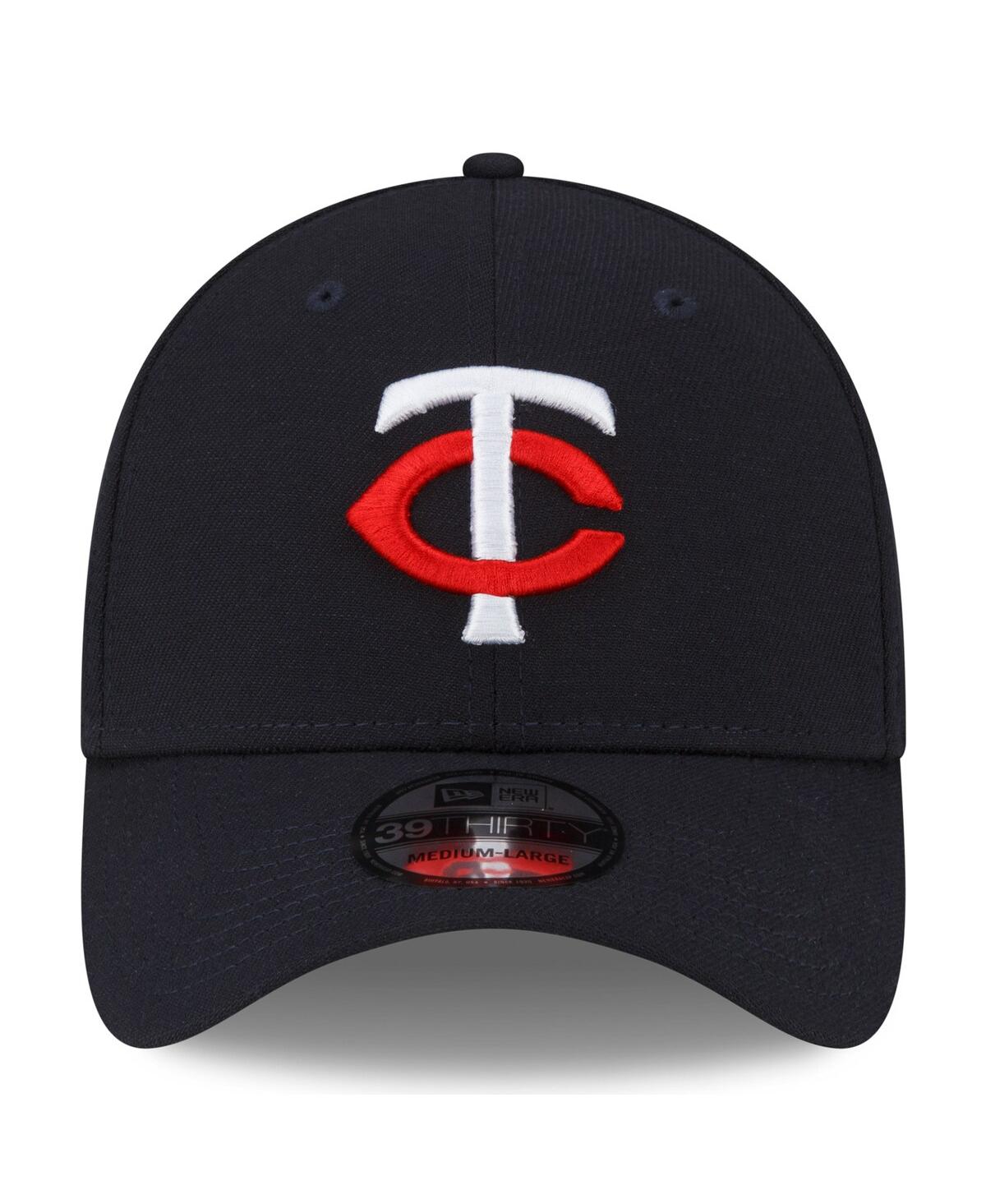 New Era Navy Minnesota Twins 2023 Team Classic Home 39thirty Flex Hat In Navy