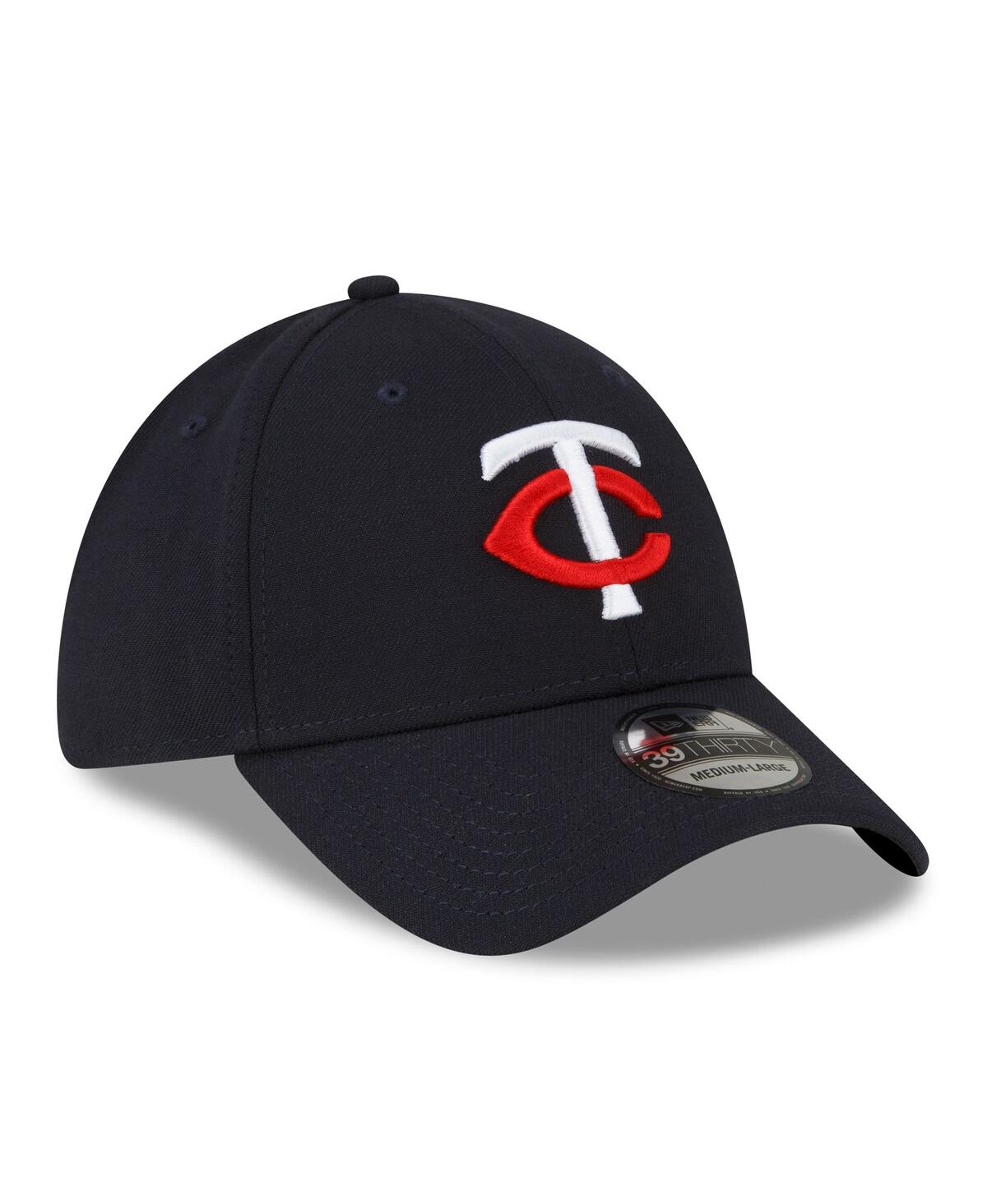 New Era Navy Minnesota Twins 2023 Team Classic Home 39thirty Flex Hat In Navy