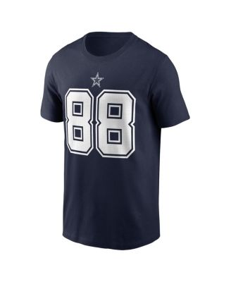 Men's CeeDee Lamb Navy Dallas Cowboys Player Name and Number T-shirt
