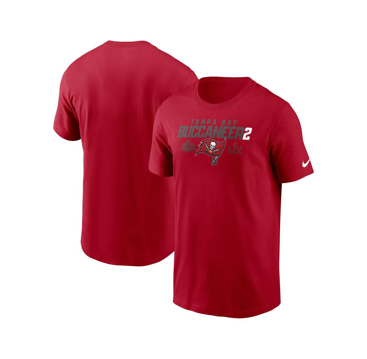Men's Red Tampa Bay Buccaneers Local Essential T-shirt