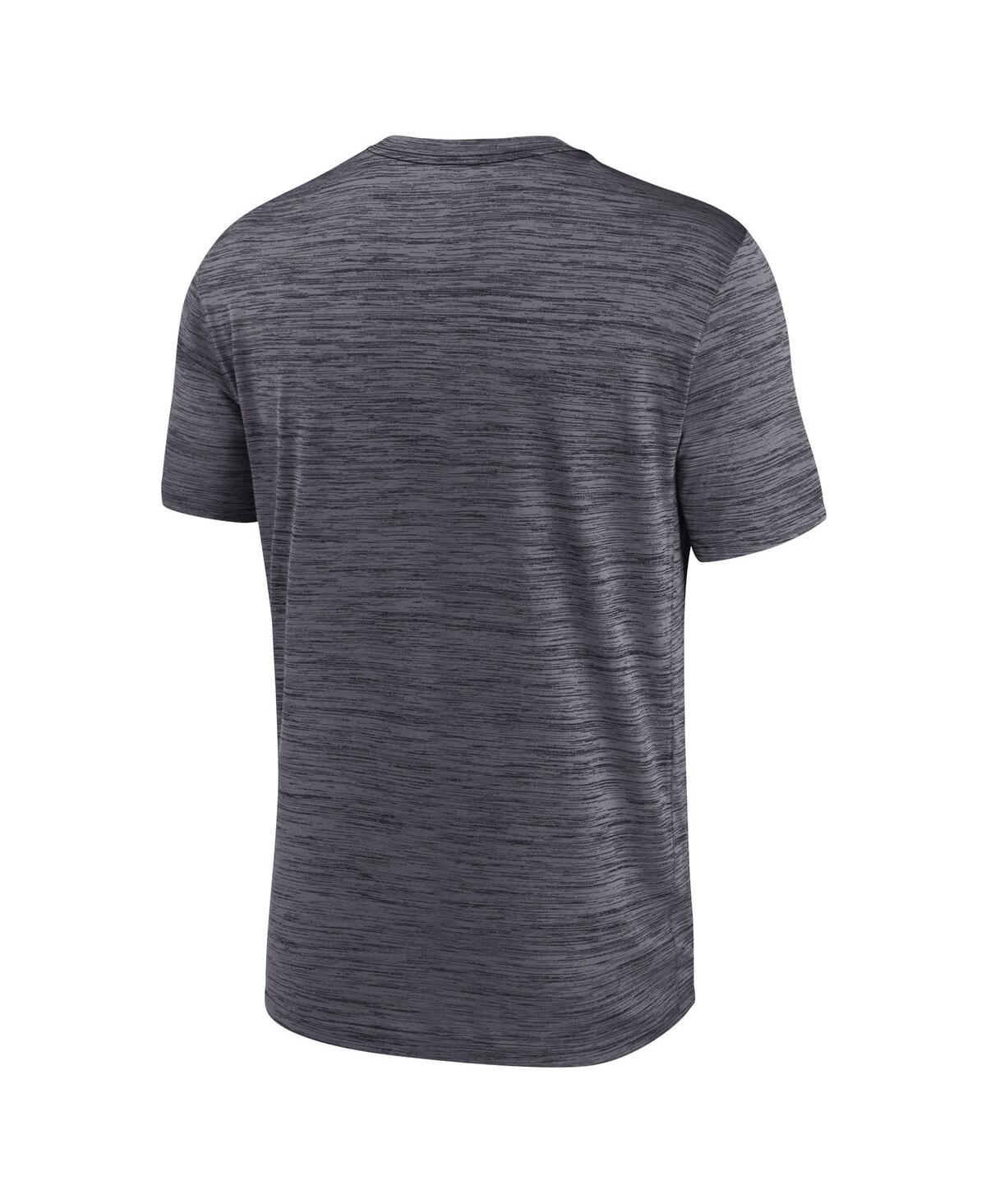 Shop Nike Men's  Black Colorado Rockies Logo Velocity Performance T-shirt