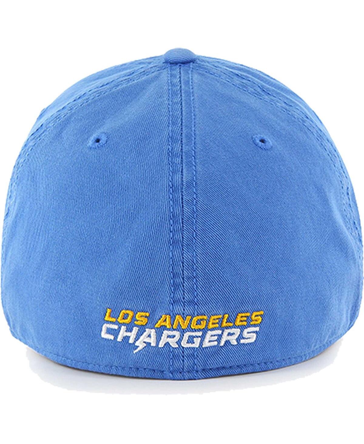 Shop 47 Brand Men's ' Powder Blue Los Angeles Chargers Franchise Logo Fitted Hat