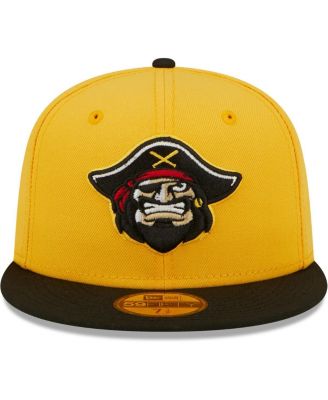 Men's Yellow Bradenton Marauders Authentic Collection 59FIFTY Fitted Hat