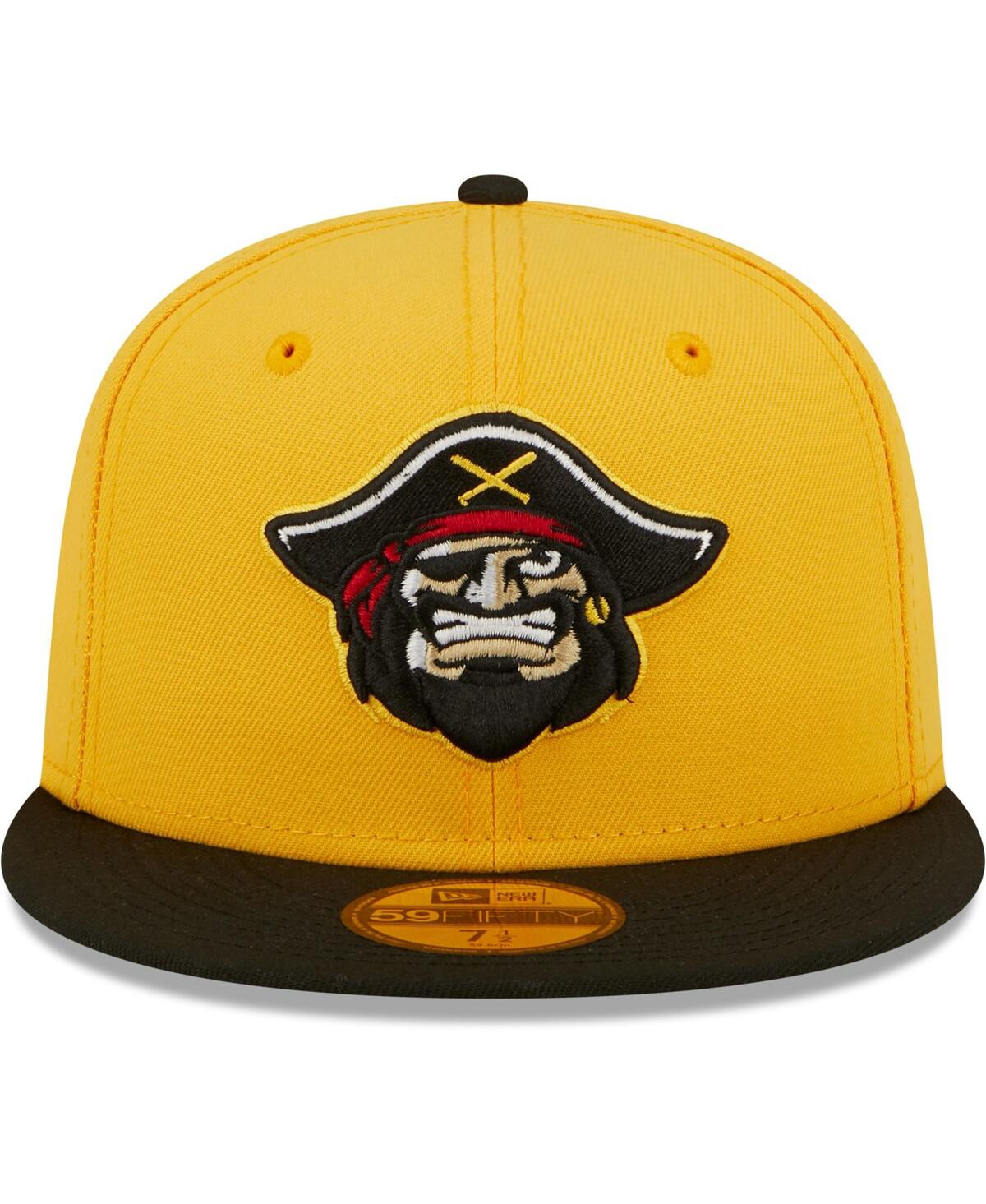 Men's New EraBradenton Marauders Authentic Collection 59FIFTY Fitted Hat - Yellow