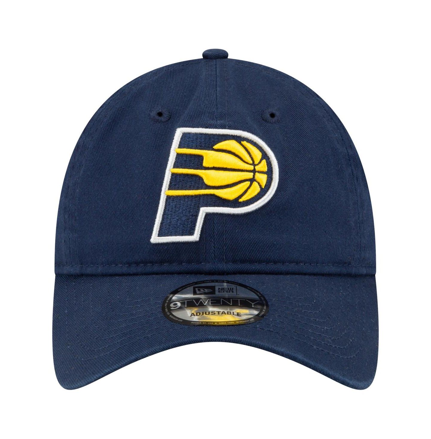 Мужская кепка New Era Navy Indiana Pacers Team 2.0 9TWENTY Adjustable Hat — фото 4